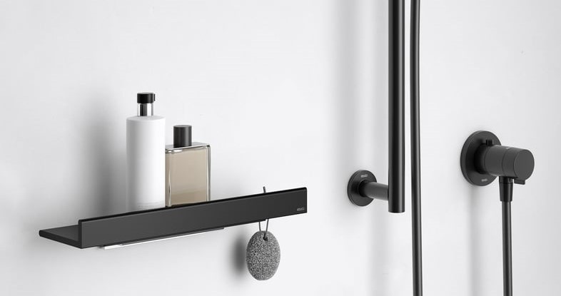akcesoria łazienkowe Keoco czarny mat

