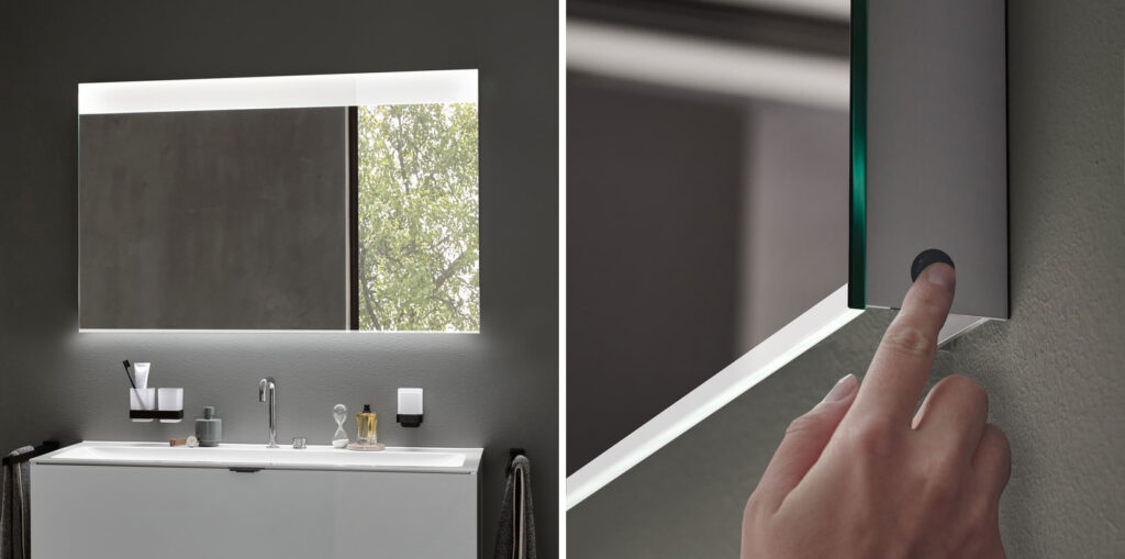 KEUCO Edition 400 Lustro podświetlane KEUCO Edition 400 Lustro podświetlane właczane z boku lustra