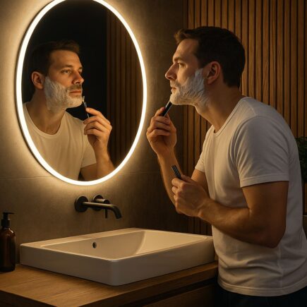 LUSTRO Z PODŚWIETLENIEM led