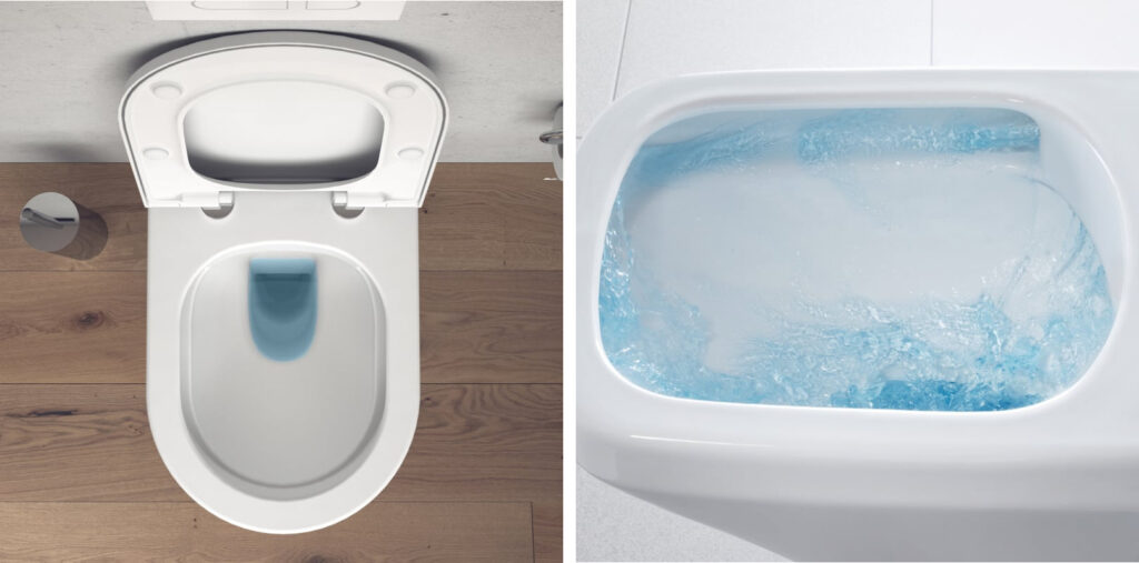 toaleta bezrantowa Duravit 
