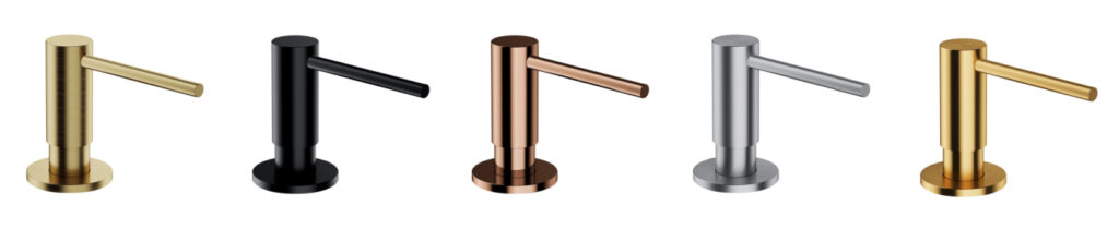 dozowniki do kuchni w różnych kolorach