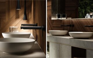 czarna bateria umywalkowa