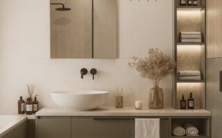 umywalka nablatowa w małej łazience