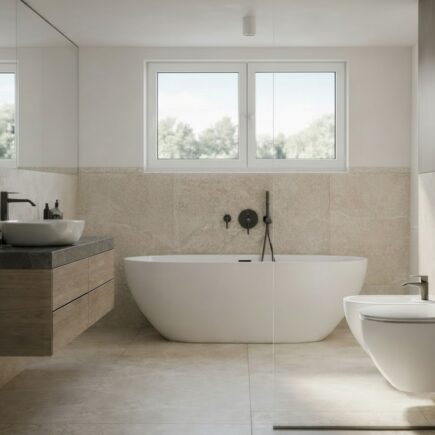 łazienka z wanna i prysznicem