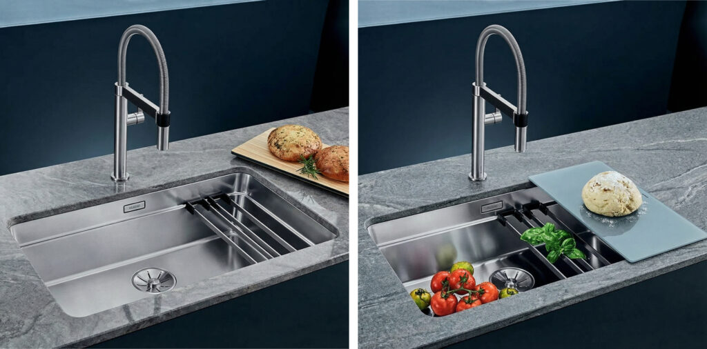 zlew podblatowy z ociekaczem