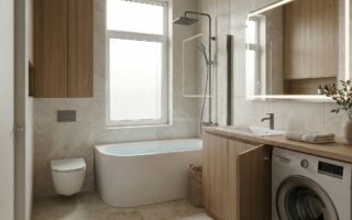 łazienka z pralką jak ją zabudować?