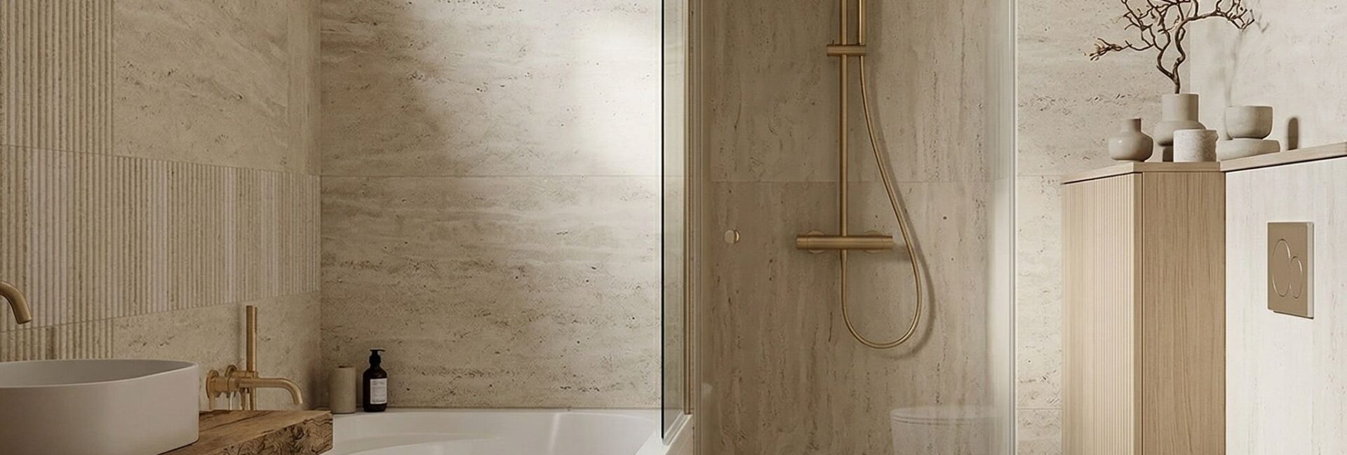 Deszczownica w małej łazience – kiedy projekt musi dopasować się do realnych warunków