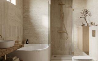 Deszczownica w małej łazience – kiedy projekt musi dopasować się do realnych warunków